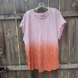 Ava & Viv ombré tee sz. 3X